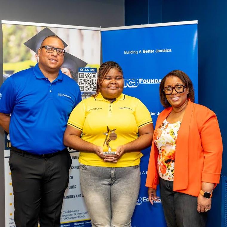 ‘I can do that’ - 17-y-o Bridgeport High graduate receives $600,000 scholarship from NCB Foundation