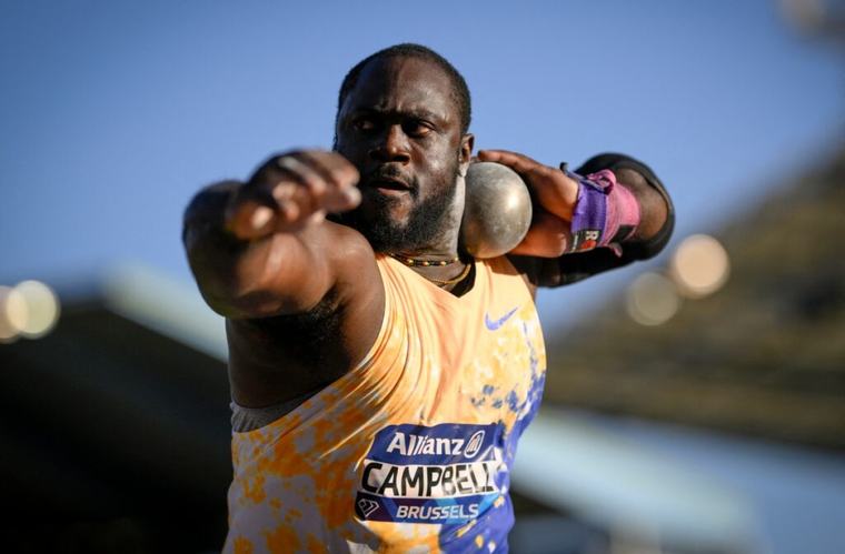 Campbell throws over 23m to claim Diamond trophy, extend national record