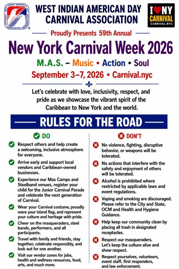 The 59th New York Carnival Week Countdown Begins